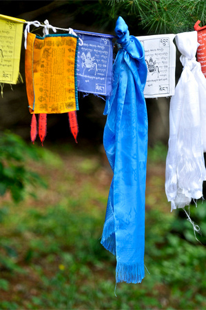 Scarves and Prayer Flags